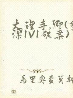 大理寺.卿(双洁1V1破案)