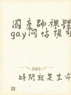 国产帅裸体男模gay网站视频