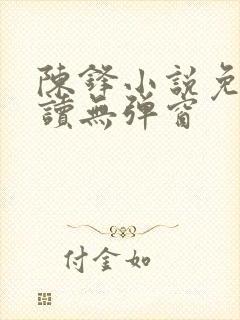 陈锋小说免费阅读无弹窗