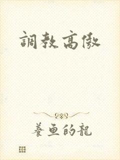 调教高傲