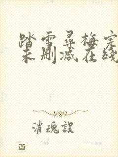 踏雪寻梅完整版未删减在线免费观看封面