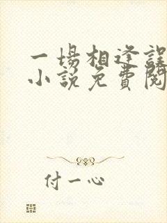 一场相逢误终身小说免费阅读