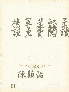 杨军叶轻柔的小说免费阅读无弹窗