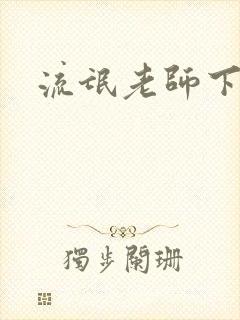 流氓老师下载封面