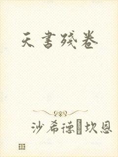 天书残卷封面