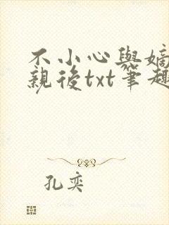 不小心与嫡姐换亲后txt笔趣阁封面