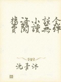 杨洛小说全文免费阅读无弹窗最新章节