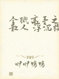 全职高手之最强散人 浮沉樱花封面