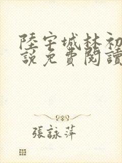 陆宇城林初韵小说免费阅读最新章节