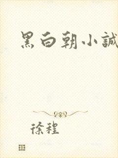 黑白朝小诚