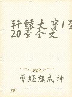 轩辕大宝1至720章全文