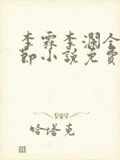 李霖李澜全部章节小说免费阅读笔趣阁