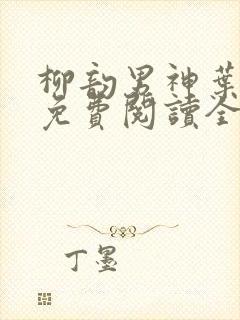 柳韵男神叶天明免费阅读全文小说