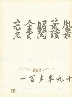 宋今昭萧胤小说免费阅读最新章节