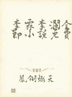 李霖李澜全部章节小说免费阅读笔趣阁