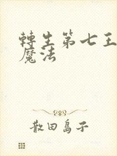 转生第七王子的魔法