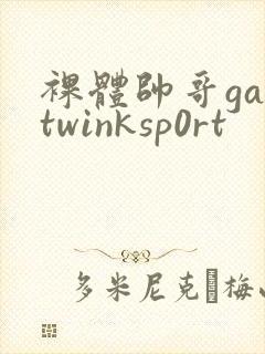 裸体帅哥gaytwinksp0rt封面