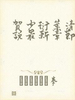 贺少衍叶清栀小说最新章节免费阅读