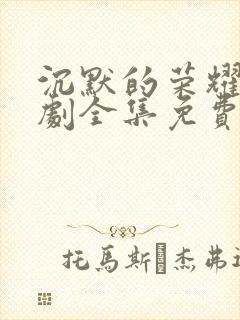 沉默的荣耀电视剧全集免费