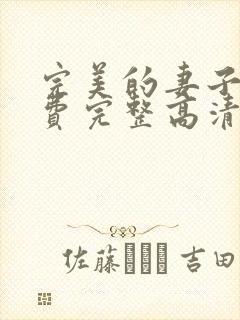 完美的妻子3免费完整高清电视剧在线看