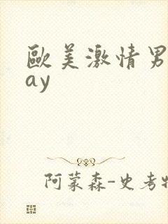 欧美激情男同gay