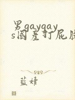 男gaygays国产打屁股