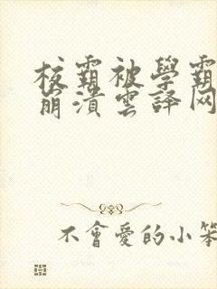 校霸被学霸玩到崩溃云译网