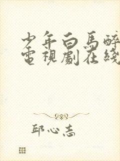 少年白马醉春风电视剧在线观看30集封面