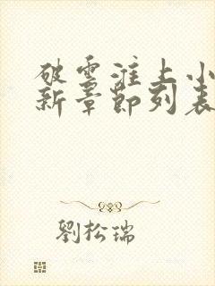 破云淮上小说最新章节列表封面