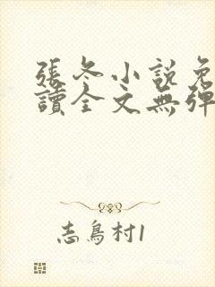 张冬小说免费阅读全文无弹窗