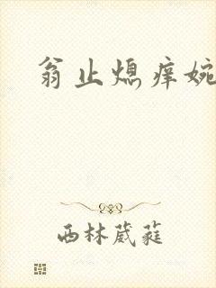 翁止熄痒婉燕封面