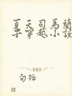 夏天司马兰九皇子穿越小说笔趣阁