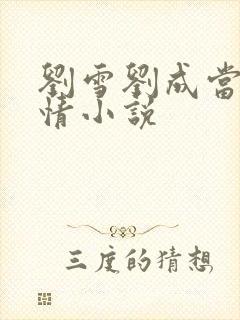 刘雪刘成当代爱情小说封面