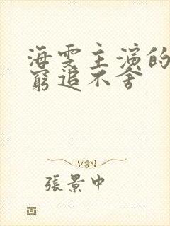 海雯主演的电影穷追不舍