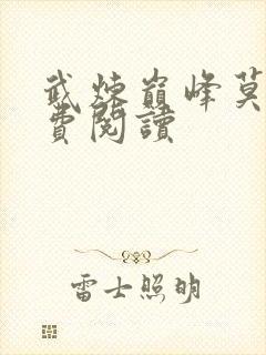 武炼巅峰莫默免费阅读封面