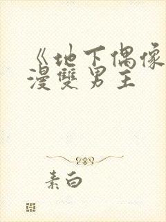 《地下偶像》动漫双男主封面