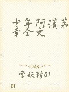 少年阿滨第13章全文