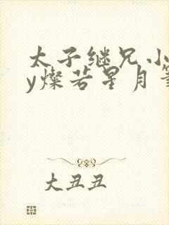 太子继兄小说by灿若星月笔趣阁免费阅