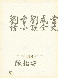 刘雪刘成当代爱情小说全文免费笔趣阁封面