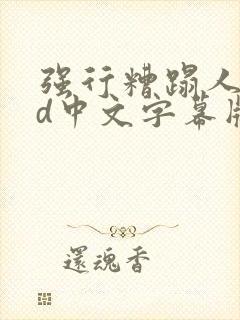 强行糟蹋人妻hd中文字幕版封面