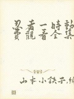 忍者一时动漫免费观看全集