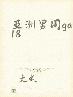 亚洲男同gay18