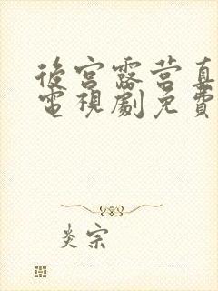 后宫露营真人版电视剧免费观