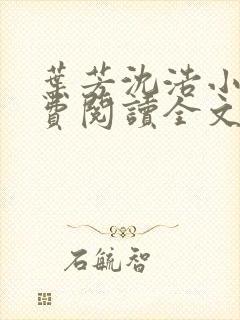 叶芳沈浩小说免费阅读全文最新章节封面