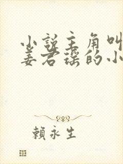 小说主角叫叶楚姜君瑶的小说