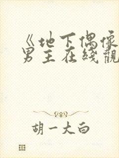 《地下偶像》双男主在线观看