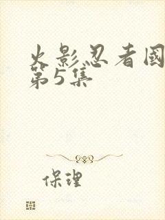 火影忍者国语版第5集