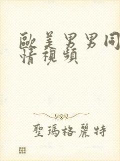 欧美男男同性激情视频