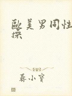 欧美男同性恋互操