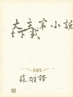 大主宰小说txt下载